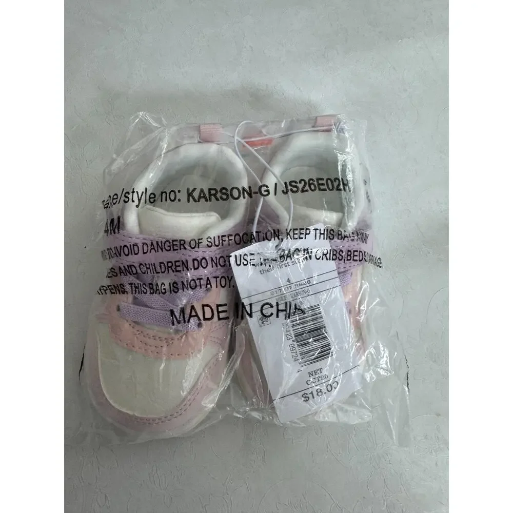 Carter's Just One You Toddler Girls' First Walker Sneakers Pink Size 4